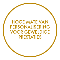 Hoge mate van personalisering