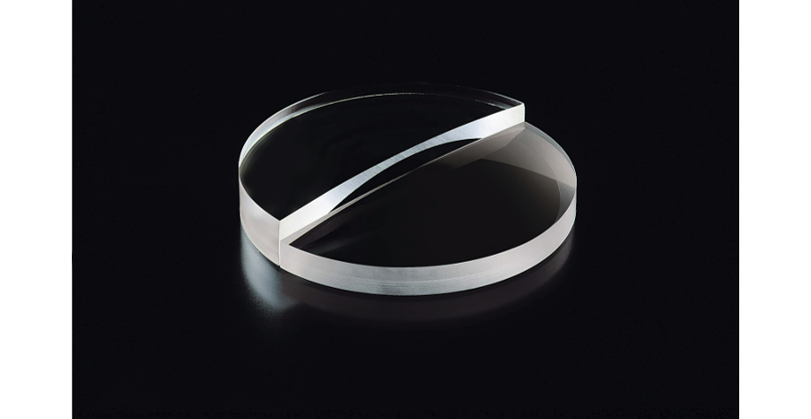 Two eyeglass lenses of different thickness