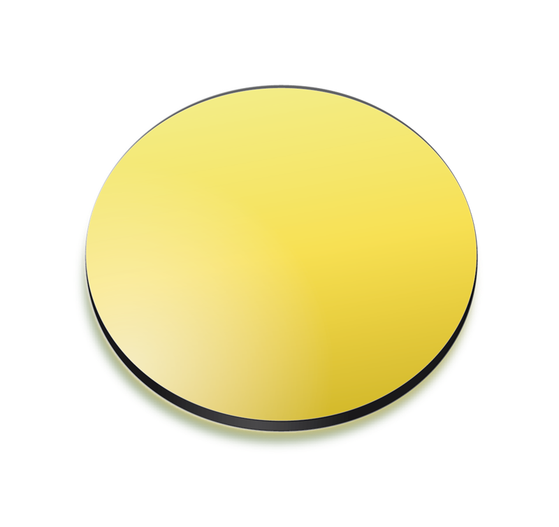Yellow gradient coloured lens