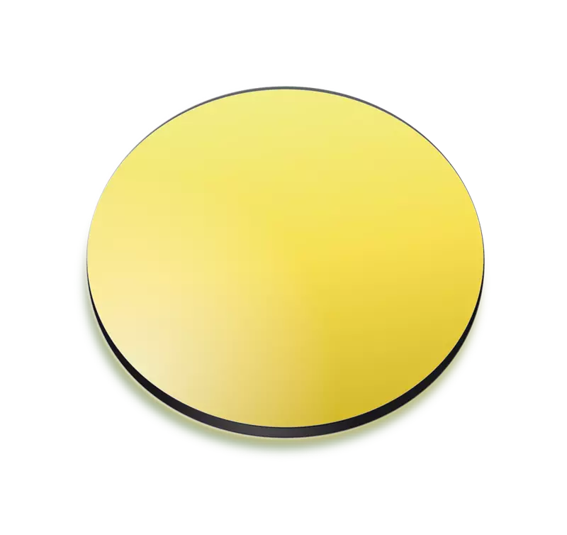 Yellow gradient coloured lens