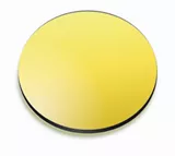 Yellow tinted eyeglass lens